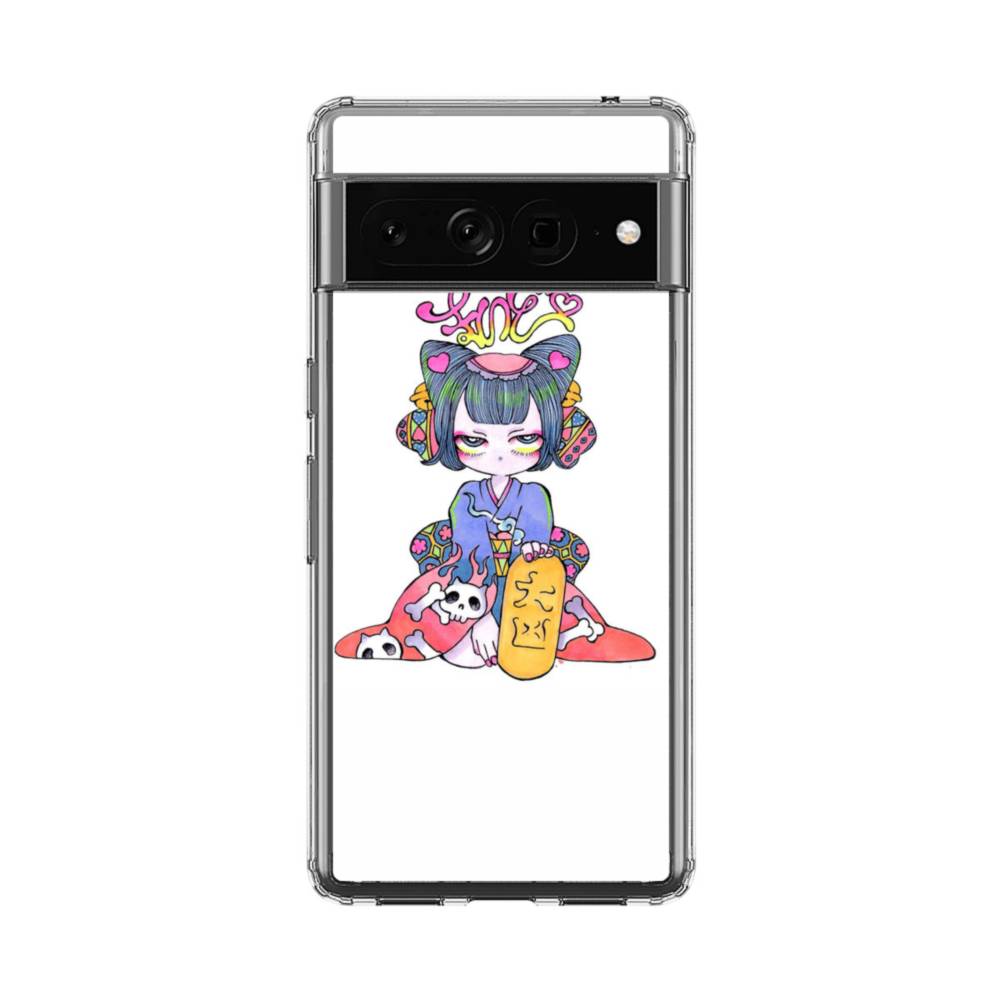 キャラ・花魁 Google Pixel 7 Pro クリアケース | プリケース