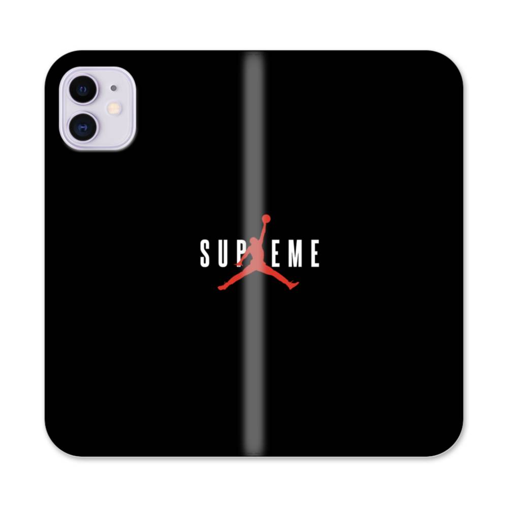 ブラック バスケットボール red simple ワンポイント シンプル iPhone