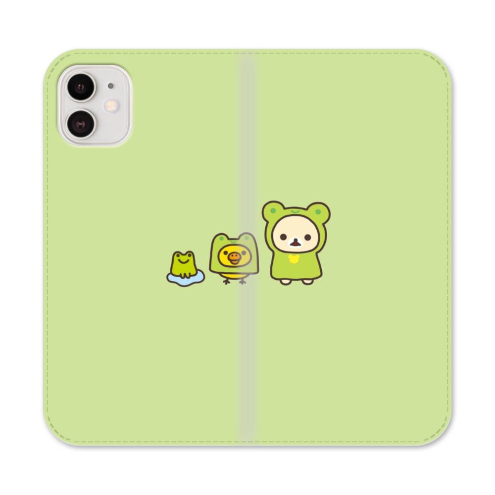 リラックマ フレンズ Iphone 12 Mini 手帳型ケース プリケース