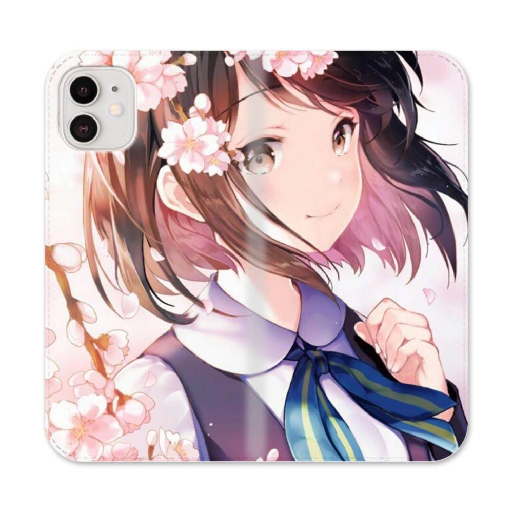 君を思い Iphone 12 Mini 手帳型ケース プリケース