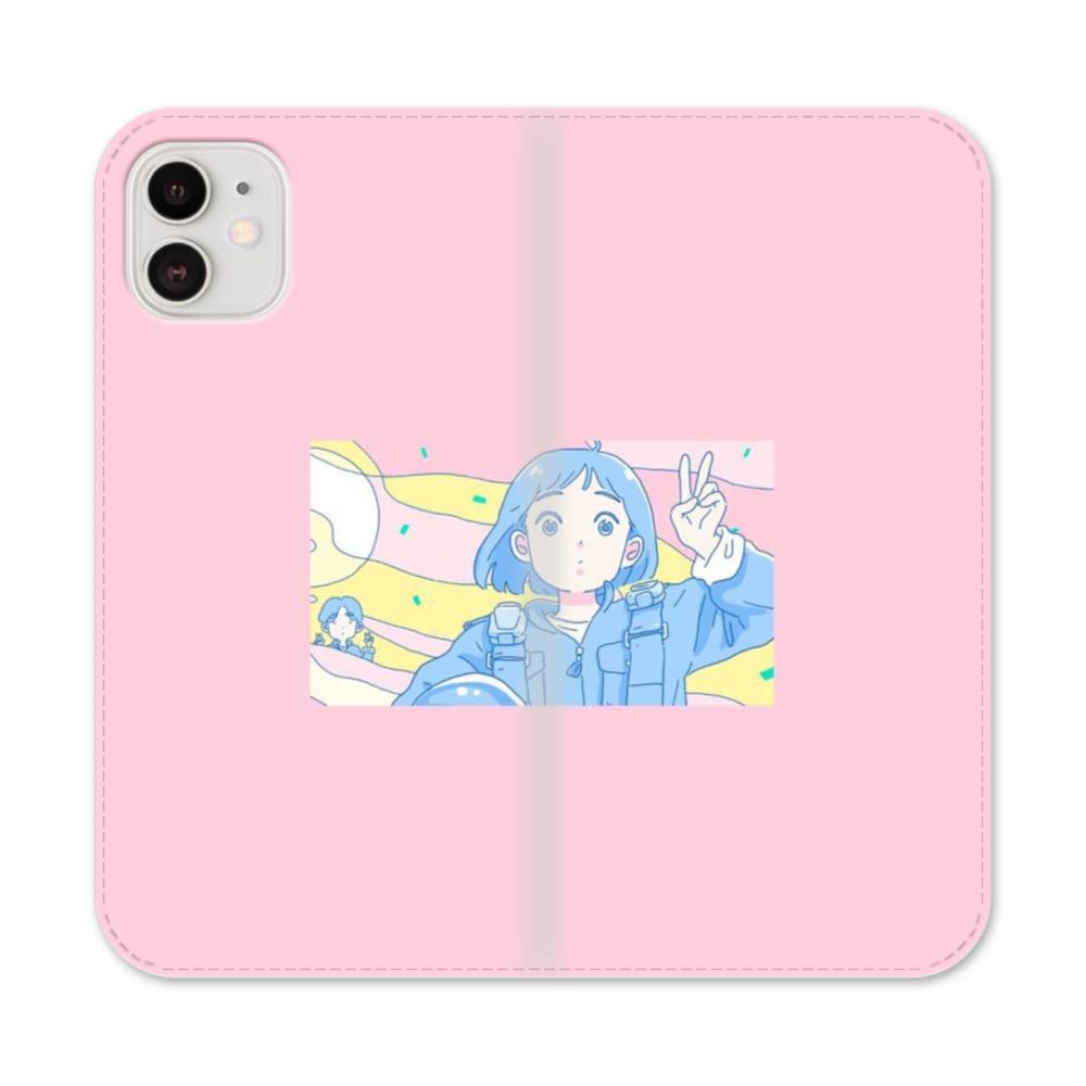 アニメ人物 女の子 Iphone 12 Mini 手帳型ケース プリケース