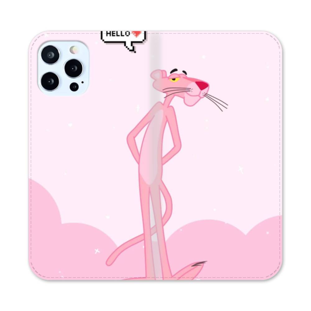 Hello The Pink Panther ハロー ピンク パンサー かわいい ピンク Iphone 12 Pro Max 手帳型ケース プリケース