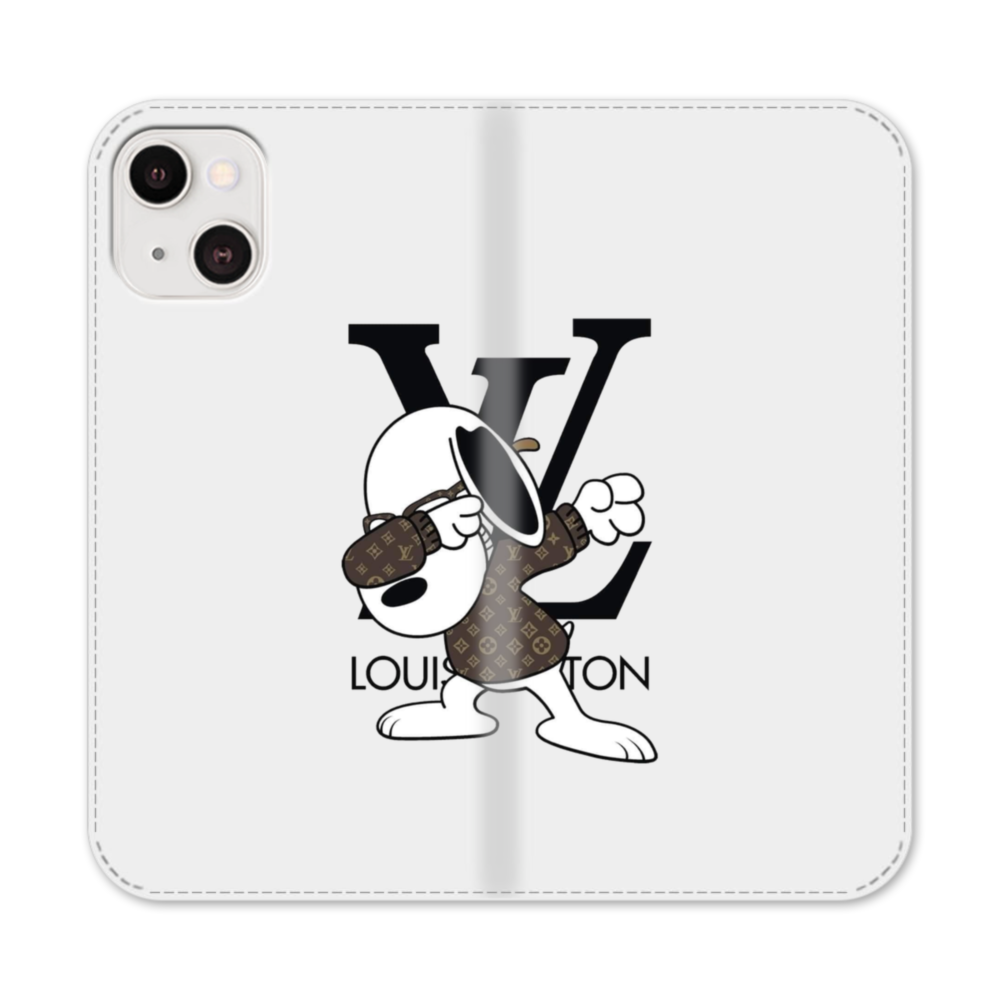 LV・スヌーピー iPhone 13 Mini 手帳型ケース | プリケース