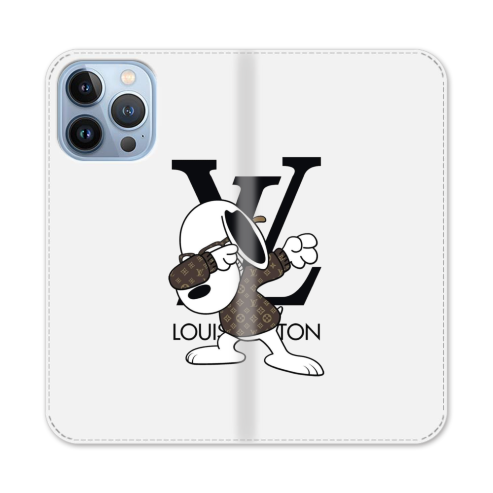 LV・スヌーピー iPhone 13 Pro 手帳型ケース | プリケース
