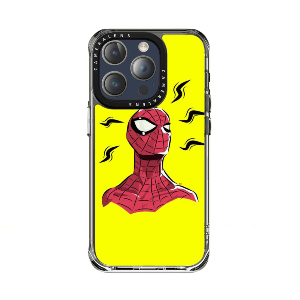 スパイダーマン iPhone 15 Pro クリアケース | プリケース