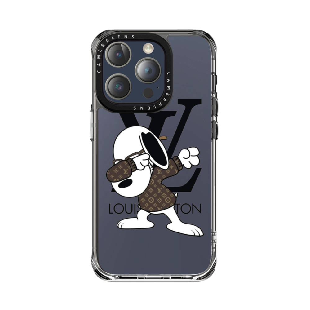 LV・スヌーピー iPhone 15 Pro クリアケース | プリケース