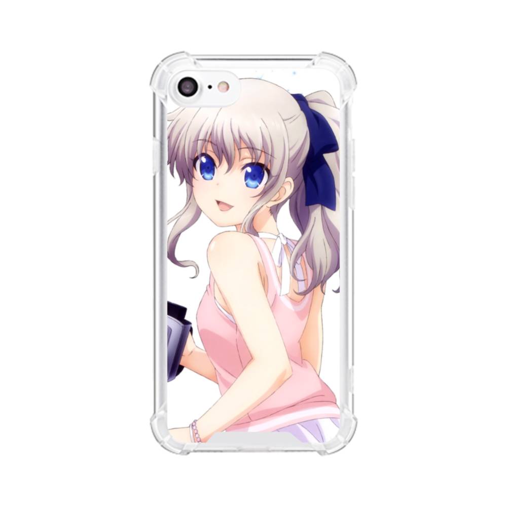 アニメ風 可愛い女の子 こっち見て Iphone Se クリアケース プリケース