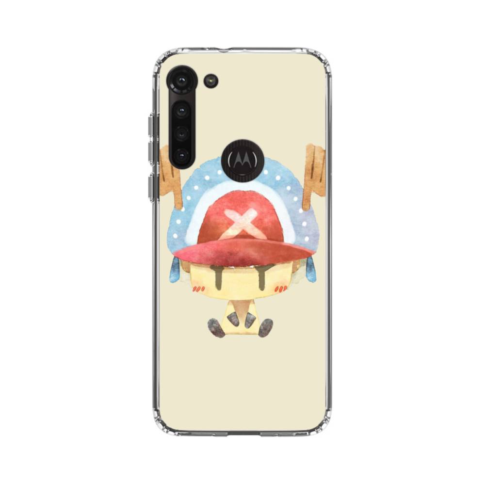 Love 可愛い ワンピース キャラクター ペア トニートニー チョッパー Moto G8 クリアケース プリケース