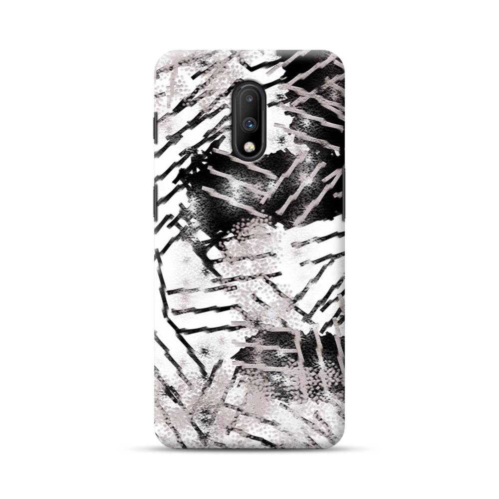 白黒・かけら OnePlus 7 ハードケース | プリケース