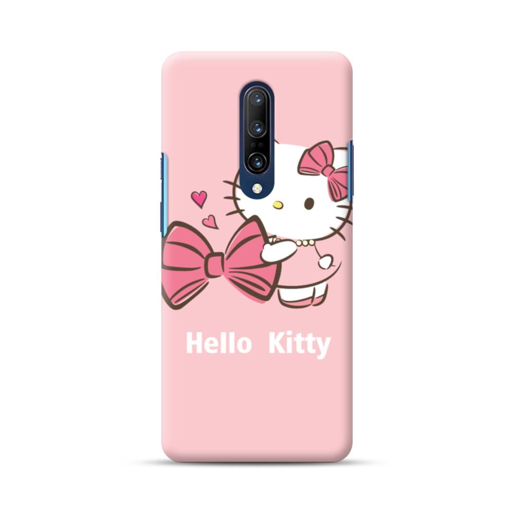 ピンク リボン キティちゃん Oneplus 7 Pro ハードケース プリケース