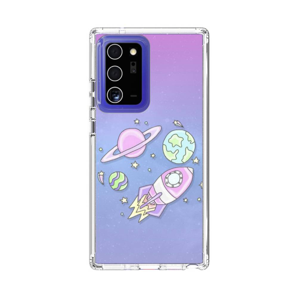 惑星 宇宙船 Samsung Galaxy Note Ultra 5g クリアケース プリケース