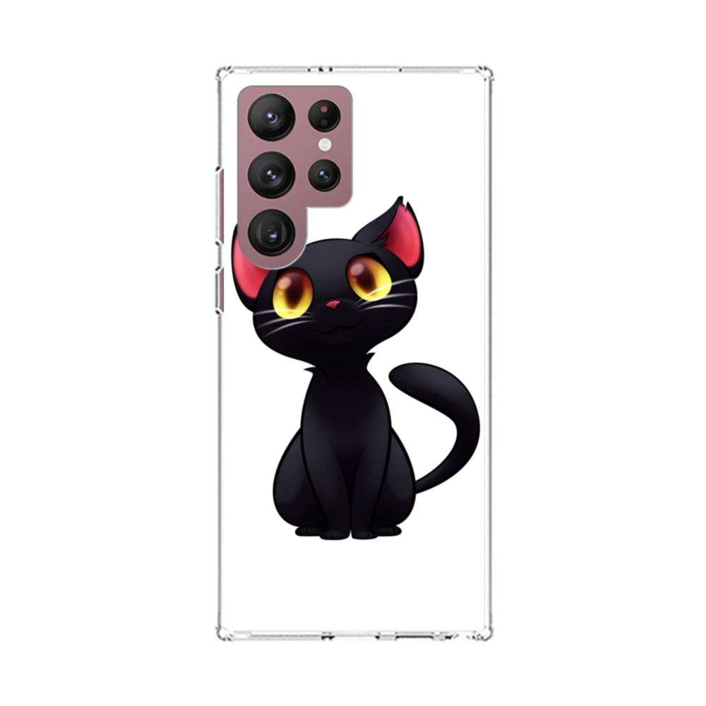 ハニー・ペア・可愛い黒猫ちゃん(彼バジョン) Samsung Galaxy S22