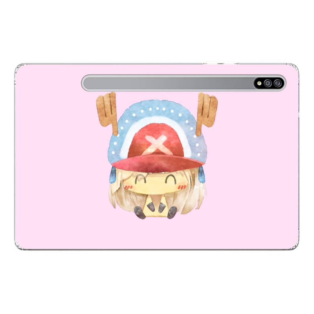 Love 可愛い ワンピース キャラクター ペア トニートニー チョッパー 彼女 Samsung Galaxy Tab S7 5g クリアケース プリケース