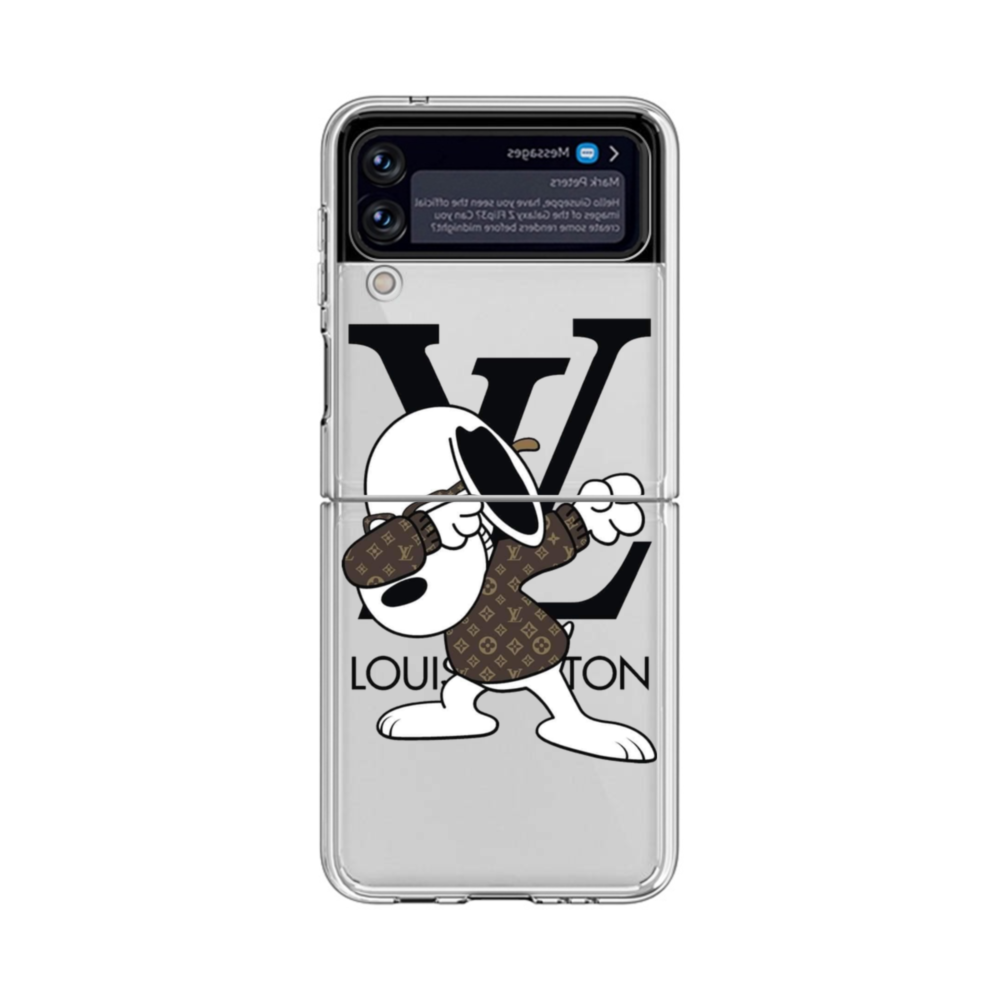 LV・スヌーピー Samsung Galaxy Z Flip 3 5G クリアケース | プリケース