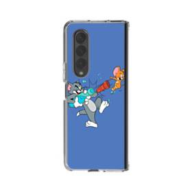 キャラクター オリジナルSamsung Galaxy Z Fold 3 5Gクリアケース | プリケース