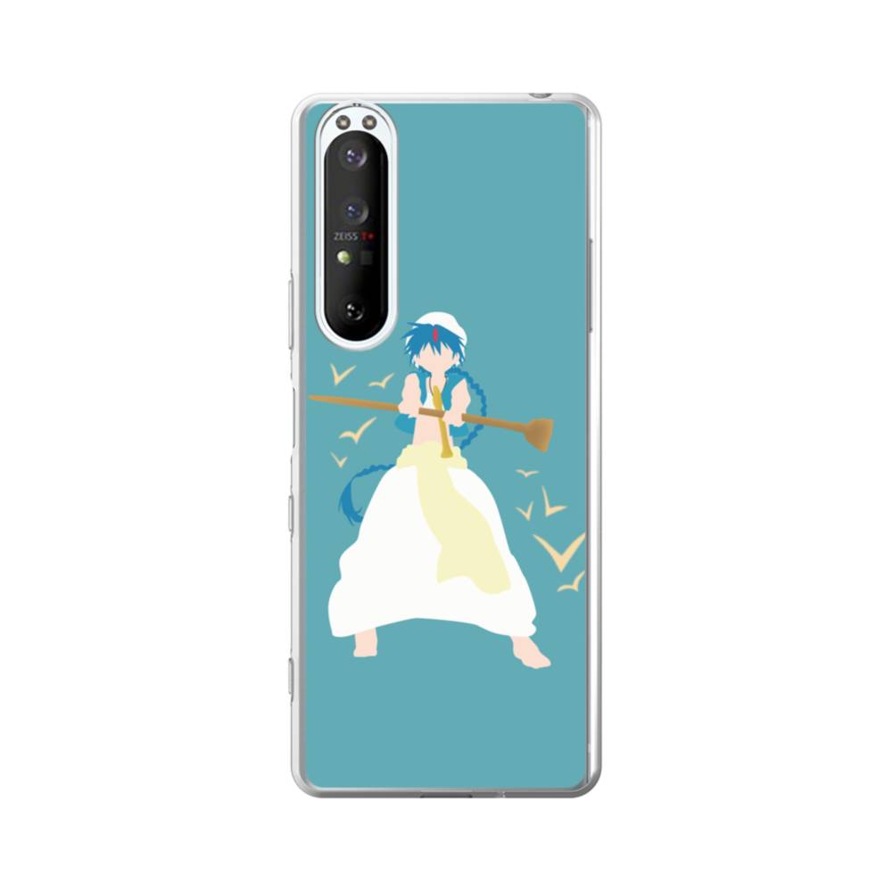 ディズニー キャラクター アラジン Sony Xperia 1 Iii クリアケース プリケース