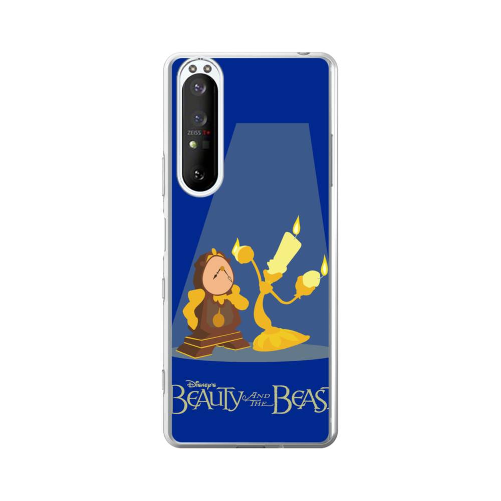 ディズニー 美女と野獣 可愛いキャラクター Sony Xperia 1 Iii クリアケース プリケース