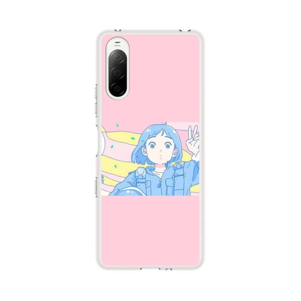 アニメ人物 女の子 Sony Xperia 10 Iii クリアケース プリケース