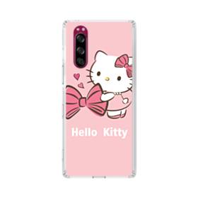 キティ オリジナルsony Xperia 5クリアケース プリケース