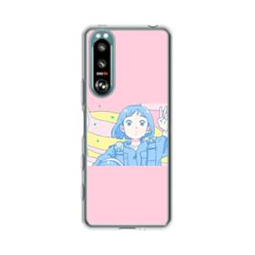 アニメ オリジナルsony Xperia 5 Iiiクリアケース プリケース